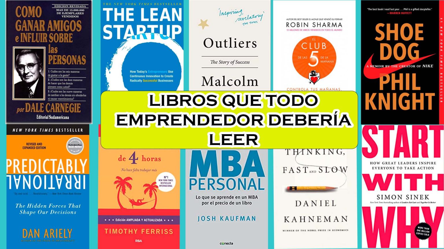 Libros Que Todo Emprendedor Deber A Leer Noviembre