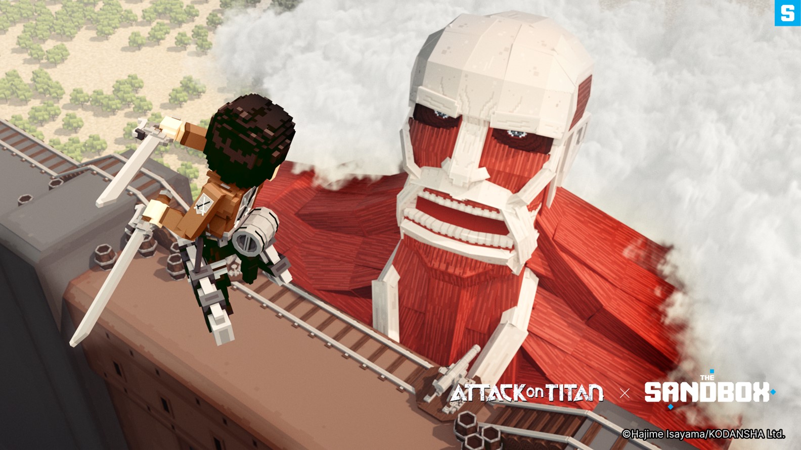 Attack on Titan seguirá expandiéndose en el metaverso de The Sandbox