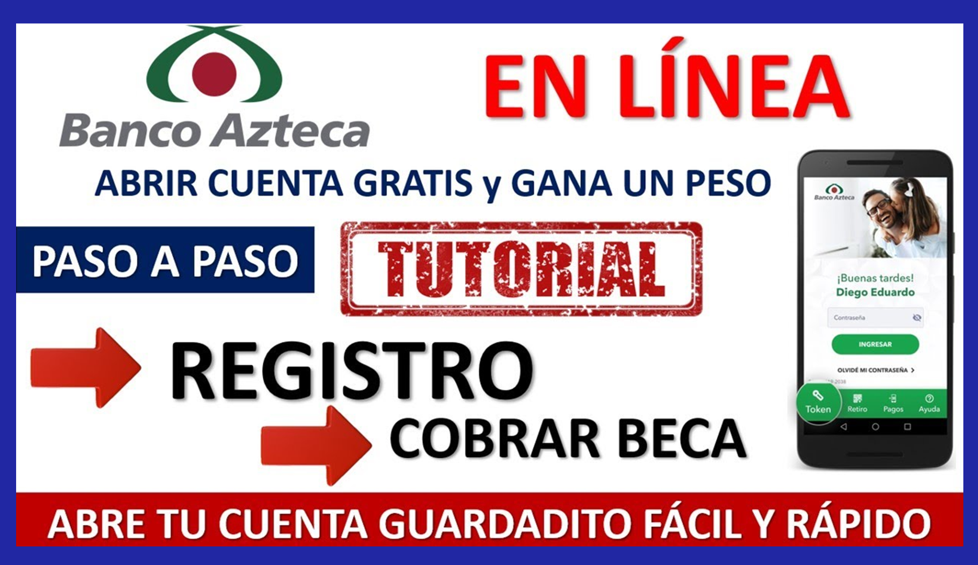 Abrir cuenta en Banco Azteca 20232024 guardadito en línea 🥇 【 abril】