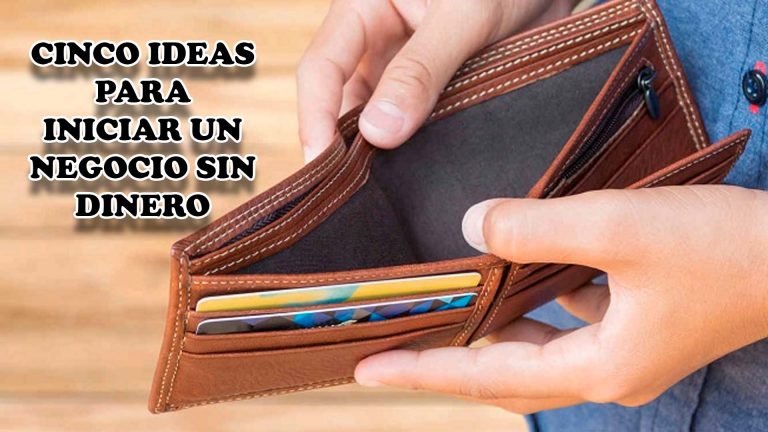 Cinco Ideas Para Iniciar Un Negocio Sin Dinero 🥇 【 Noviembre 2024】